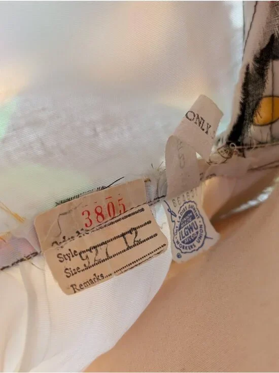 Vintage 60s 70s Floral Hippie Maxi Dress Long Sleeve Witchy Made in USA SM - Picture 7 of 16